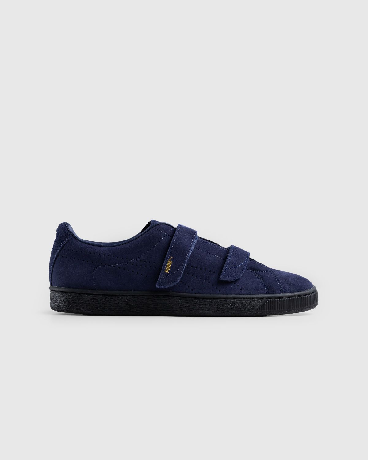 Puma suede on sale bleu marine